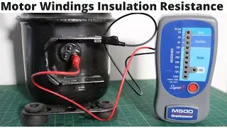 HVACR: "Megger" Insulation Test For AC Compressor (Motor Windings Insulation Resistance) SUPCO M500