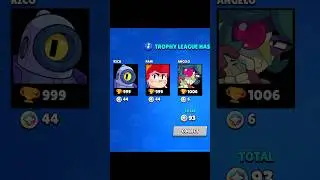 Trophy RESET💔💔💔 Brawl Stars #shorts #brawlstars #trophyreset #spongebob