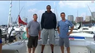 John Henson Goes Fishing With A Bucks Fan