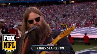 Super Bowl LVII: Chris Stapleton gives a moving rendition of the National Anthem | NFL on FOX