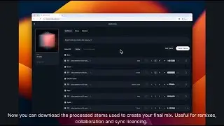 Unlocking Creativity with Automix: Download Processed Stems Feature Demo