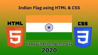 Indian flag using html and css