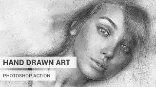 Hand Drawn Art Photoshop Action Tutorial