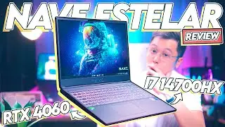 Um i7 TÃO FORTE quanto um i9! Review do N.A.V.E. Estelar 2024 (i7 14700HX + RTX 4060)