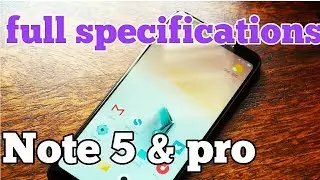 redmi note 5 and note 5 pro full specification
