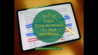 Using the Logos Draw On Screen Tool on iPad and iPhone