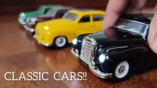 Old Classic Toy Cars Pull Back