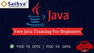 Free Core Java training for Beginners By Mr Venkatesh 6 PM Class 3