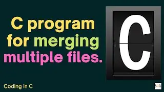 Code In C | C Program for Merging the Content of Two Files into Third File | File Handling Using C