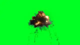 blast bomb animated green screen video