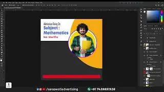 Photoshop cc editing tutorial ( Social media creative Post design in Photoshop ) by sourav majumderr