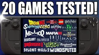 The Amazing Steam Deck - 20 GAMES TESTED!