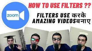 Amazing Zoom Features|| Use Zoom Filters to make amazing videos & make zoom meeting amazing.