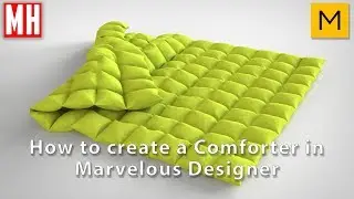 How to create a Comforter in Marvelous Designer 7