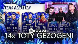 ICH HABE 14x TOTYs GEZOGEN 😍 Jedes Pack = 1 TOTY 😱 XXL Fifa 23 TOTY Pack Opening