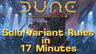 How to Play Dune: War for Arrakis' Solo Mode and Variant Rules