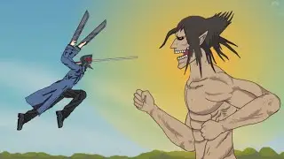 Katana Man Vs Eren Yeager | Final Battle