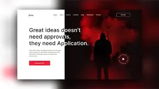 Figma Speed Art - Portfolio Landing Page Design