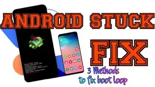 How to fix Android stuck on boot loop Restarting on Revvl V 5G Samsung phones or tablets 💯#bootloop