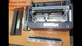 How to Replace Epson LX-350 Printer Ribbon Cartridge | Epson LQ-350 Printer