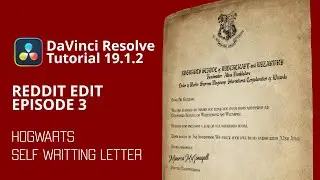 DaVinci Resolve 19.1 | Reddit Edit Episode 3 - Hogwarts Letter