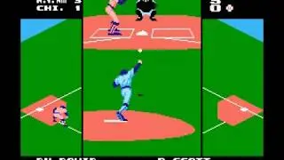 Tecmo Baseball NES Longplay - NY vs Chicago