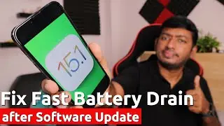 iOS 15.1 Fast Battery Drain Problem after Update? 🔥 TRY THIS FIX