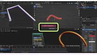 Spline Resolution -- Geometry Nodes -- Learning Blender