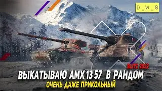 Вкатил AMX 13 57 в рандом 2022 Wot Blitz | D_W_S