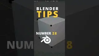 Blender Tip 28 Change Vertex Size ✔️ 