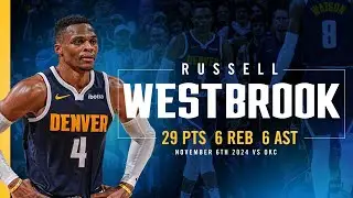 Russell Westbrook HOOPED vs. Thunder 🗣 | Full Game Highlights 11/6/24