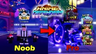 Noob to Pro In Anime Defenders- Obtaining Secret & Shiny Mythic | Roblox