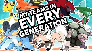 My Pokemon Teams in Every Game