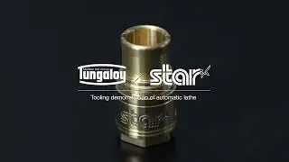 Tooling demonstration of automatic lathe - Tungaloy x  Star Micronics