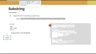 Java Array: Substring