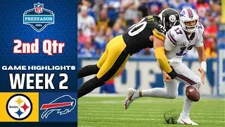 Buffalo Bills vs Pittsburgh Steelers Full 2nd Qtr | Aug 17 | 2024 NFL Highlights Preseason Week 2