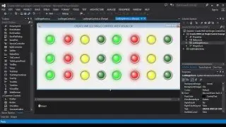 9. HMI Control C#: Create HMI Led Single Control With Visual C#