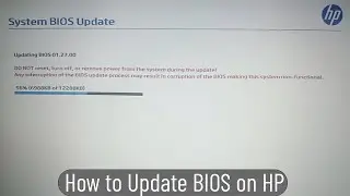 How to Update BIOS on HP  Laptop/Desktop (complete method)