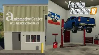 FS19 - Your own Automotive Center Workshop! - Farming Simulator 2019 DOWNLOAD Placeable Object Mod
