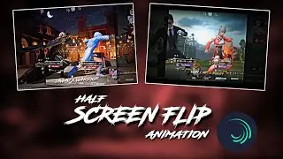 Half Screen Flip Animation in Alight Motion😱 | Pubg Lobby Flip Screen Animation Tutorial | TOM Playz