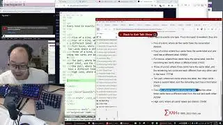 Xah Talk Show Ep534 Advent of Code, Day 7, Live Coding in WolframLang