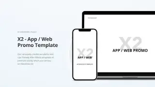 X2 - App / Website Promo AFTER EFFECTS Template Videohive 31888469