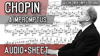 Chopin - 4 Impromptus (Audio+Sheet) [Kempff]