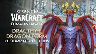 Dracthyr DRAGON Form Customization Options | Dragonflight Alpha