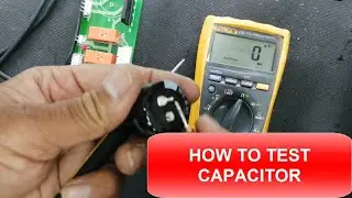 {149} How to Test a Polar Capacitor/ DC Capacitor / Polarized Capacitor  with multimeter