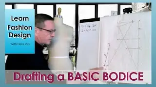 Basic Bodice Pattern Making Tutorial ~ Step by Step ~ Learn Fashion Design Online ~ Fashion Premier