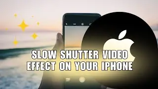 ⚡️ HACKS: Slow shutter video effect on your iPhone #photography #foryou #creative #iphone | English