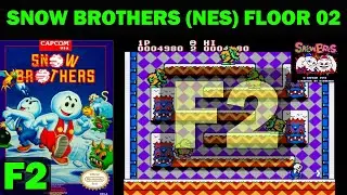 Snow Brothers NES 1990 Arcade LEVEL 2