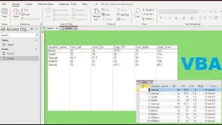 How to fill List box by Sum Multiple columns and Multiple Rows in MS Access Form using VBA