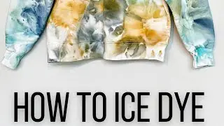 sweatshirt ice dye demo chatty